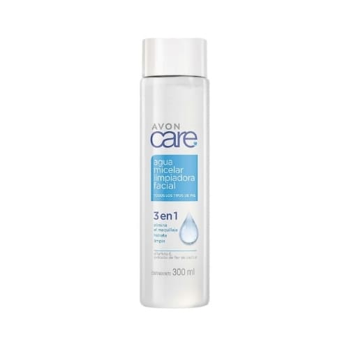 Agua Micelar Limpiadora Facial 3 en 1 Vitamina E, Flor de Cactus 300 ml