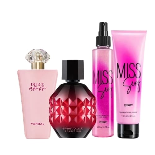 Dulce Amor + Sweet Black Seduction + Miss Sexy + Crema Miss Sexy