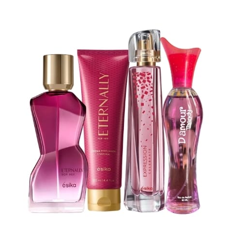 Eternally for her + Crema Eternally for her + Expression Celebrate + Damour Trendy
