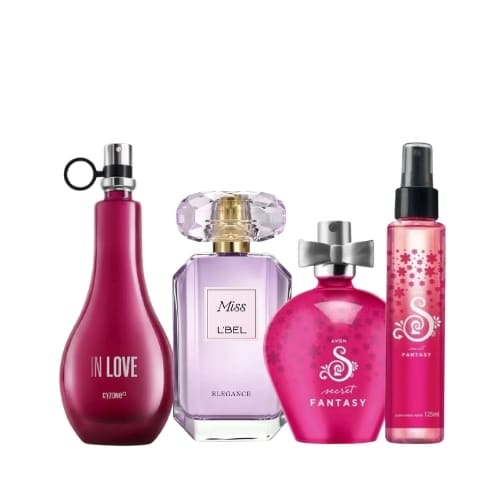 In Love + Miss Elegance + Secret Fantasy + Secret Fantasy colonia