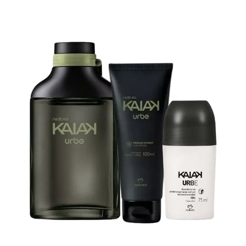 Kit Kaik Urbe: Perfume + Shampoo Detox + Desodorante Roll-On
