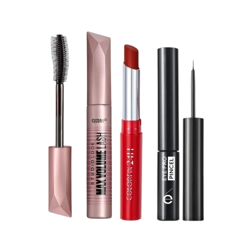 Max Volumen Lash + Labian en barra 24H Pimienta Caliente + Eye pro Pincel