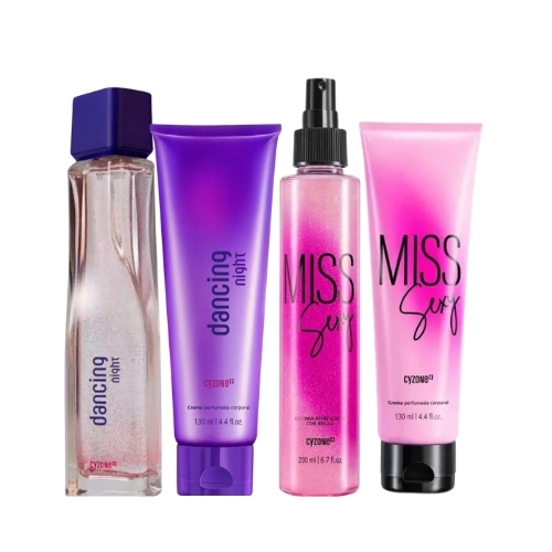 Pack Avainillado-Frutal: Dancing Night + Crema + Miss Sexy + Crema
