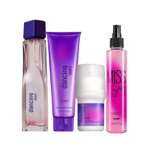 Pack Avainillado-Frutal: Dancing Night + Crema + Roll-on + Miss Sexy