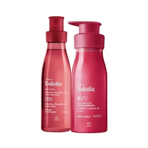 Pack Cereza y Avellana: Body Splash 200 ml + Crema 400 ml