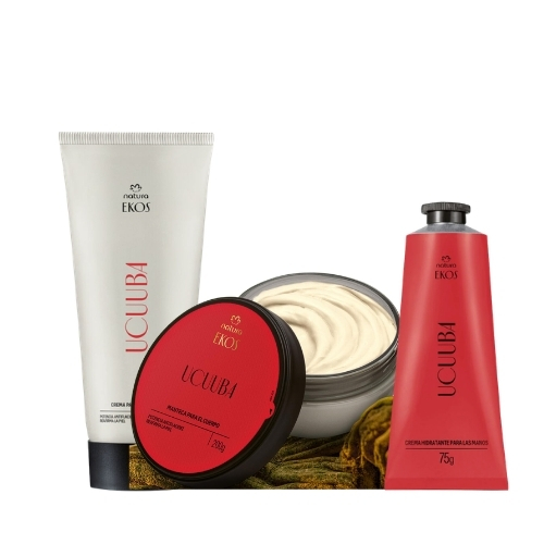 PACK UCUUBA: Crema Corporal 200 ml + Manteca 200 g + Crema manos 75 g
