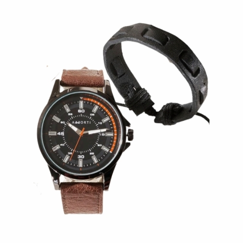Set de reloj más pulsera Nero