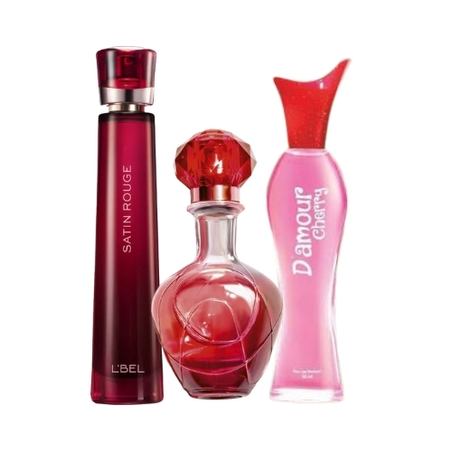 Satin Rouge + Rock’n Love Passion + Damour Cherry
