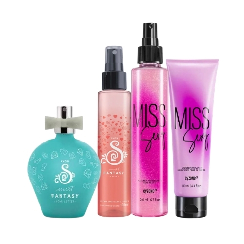 Secret Love Letters + Splash Crush + Miss Sexy + Crema Miss Sexy