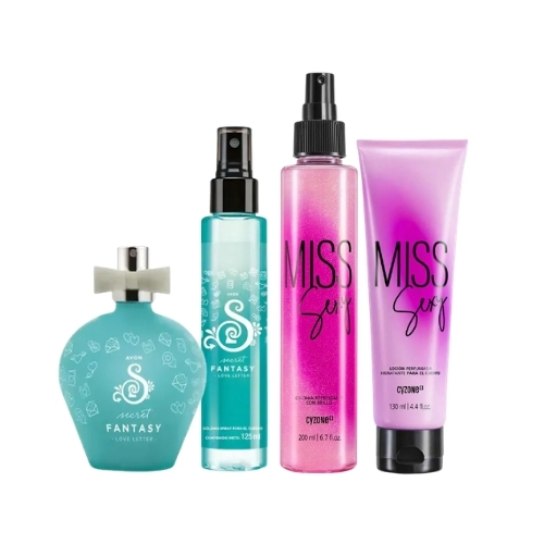 Secret Love Letters + Splash Love Letters + Miss Sexy + Crema Miss Sexy