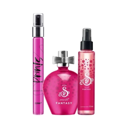 Set Frutal: Prints Adventure + Secret Fantasy + Body Secret Fantasy