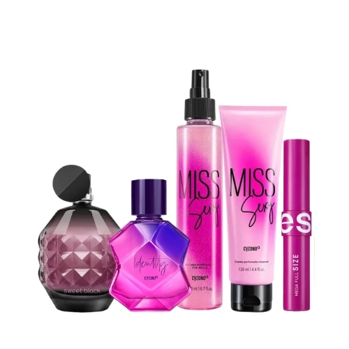 Sweet Black + Identity + Miss Sexy + Crema Miss Sexy + Mega Full Size